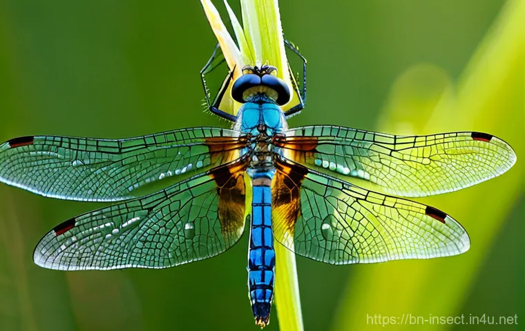 곤충 탐사 장비 추천 - **Prompt: "A close-up, highly detailed shot of a person's hands gently holding a portable digital mi...
