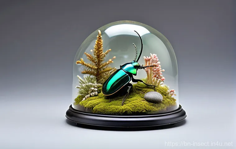 곤충을 주제로 한 예술 작품 - **Prompt Title: "Delicate Whispers: Dragonfly Wing Jewelry"**
    An elegant, close-up shot of a jew...